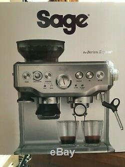 Sage Barista Express Bean to Cup Espresso Coffee Machine, Stainless, BES875UK