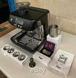 Sage Barista Pro Bean-to-Cup Coffee Machine with Milk Jug, Truffle Black AN