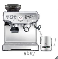 Sage The Barista Express BES875UK Bean to Cup Coffee Machine, Silver E1