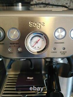 Sage The Barista Express BES875/SES875 Bean to Cup Coffee Machine Silver/Black^