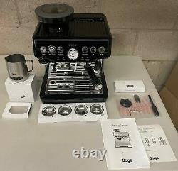 Sage The Barista Express SES875BK Bean to Cup Coffee Machine, Black E