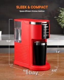 Single Serve Coffee Machine, 3 in 1 Pod Coffee Maker for K Cup Pods & Ground