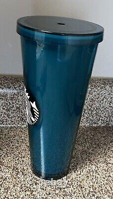 Starbucks Tumbler Venti 24 Oz Jelly Bean Blue WithO Straw Rare HTF 24 oz cold cup