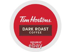 Tim Hortons Dark Roast Blend Coffee 24 to 144 K cups Pick Any Size FREE SHIPPING