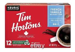 Tim Hortons French Vanilla Coffee 24 to 144 K cups Pick Any Size FREE SHIPPING