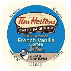 Tim Hortons French Vanilla Coffee 24 to 144 K cups Pick Any Size FREE SHIPPING