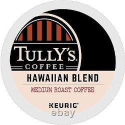 Tully's Hawaiian Blend Coffee 24 to 196 K cups Pick Any Size FREE SHIPPING