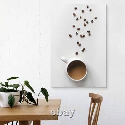 Wall26 Canvas Wall Art Cup of Coffee and Coffee Beans Modern Home Decor