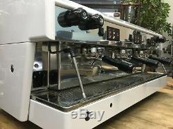 Wega Atlas 3 Group White Espresso Coffee Machine Restaurant Cafe Latte Beans Cup