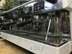 Wega Atlas 3 Group White Espresso Coffee Machine Restaurant Cafe Latte Beans Cup