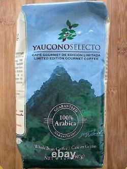 YAUCONO SELECTO WHOLE BEAN COFFEE-LIMITED EDITION GOURMET COFFEE 3 Pack SEALED